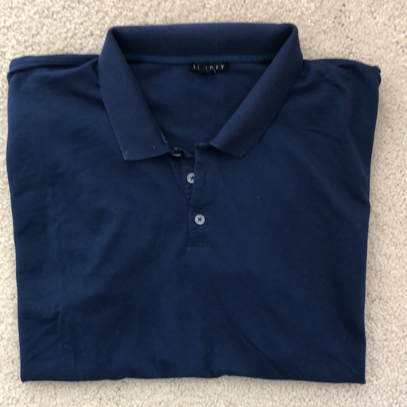 Theory Goris Fine Bilen Polo Shirt Men's XXL - Picture 12 of 15